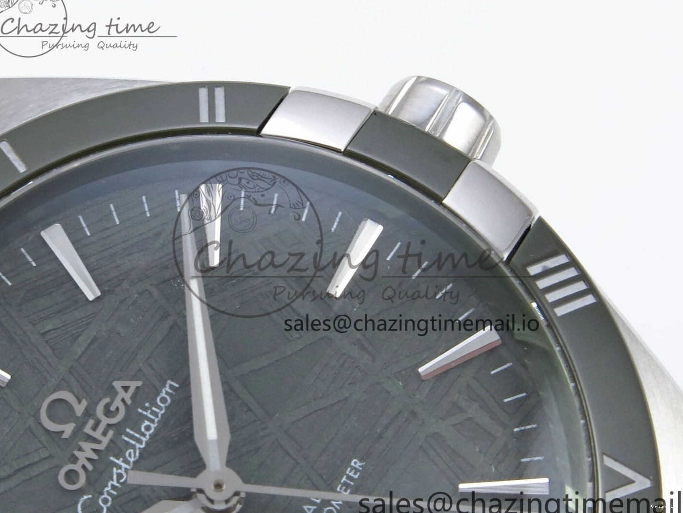 0214 Classic Constellation 41mm SS ASWF 1:1 Best Edition Green Dial on SS Bracelet A 7697